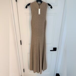 Banana Republic Tan Knit Maxi Dress